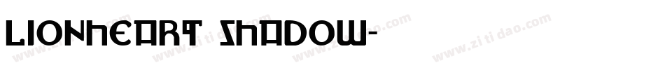 Lionheart Shadow字体转换